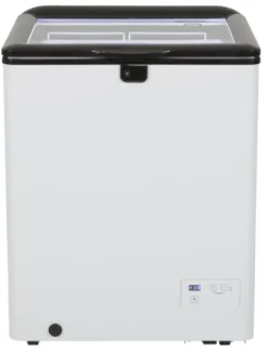 Gastro-Cool FC100 Gefrier-Kühltruhe 100 Liter weiß/schwarz, LED