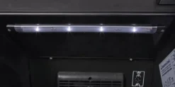 Gastro-Cool GD175 Getränkekühlschrank Retro Slim 212 Liter schwarz/schwarz, LED