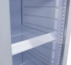 Gastro-Cool GD175 Getränkekühlschrank Retro Slim 212 Liter weiß/weiß, LED, Retro Design