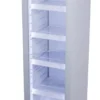 Gastro-Cool GD135 Getränkekühlschrank Retro Slim 135 Liter weiß/weiß, LED, Retro Design
