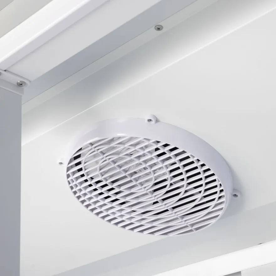 Gastro-Cool GD1050 Getränkekühlschrank 1060 Liter mit 2 Klapptüren, LED Beleuchtung, silber