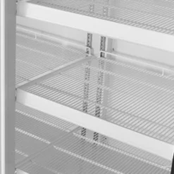 Gastro-Cool GD1050 Getränkekühlschrank 1060 Liter mit 2 Klapptüren, LED Beleuchtung, silber
