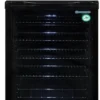 Gastro-Cool GD155 Getränkekühlschrank 130 Liter schwarz/schwarz, LED