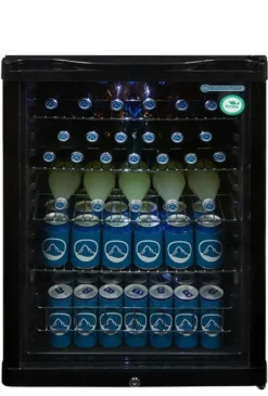 Gastro-Cool GD155 Getränkekühlschrank 130 Liter schwarz/schwarz, LED