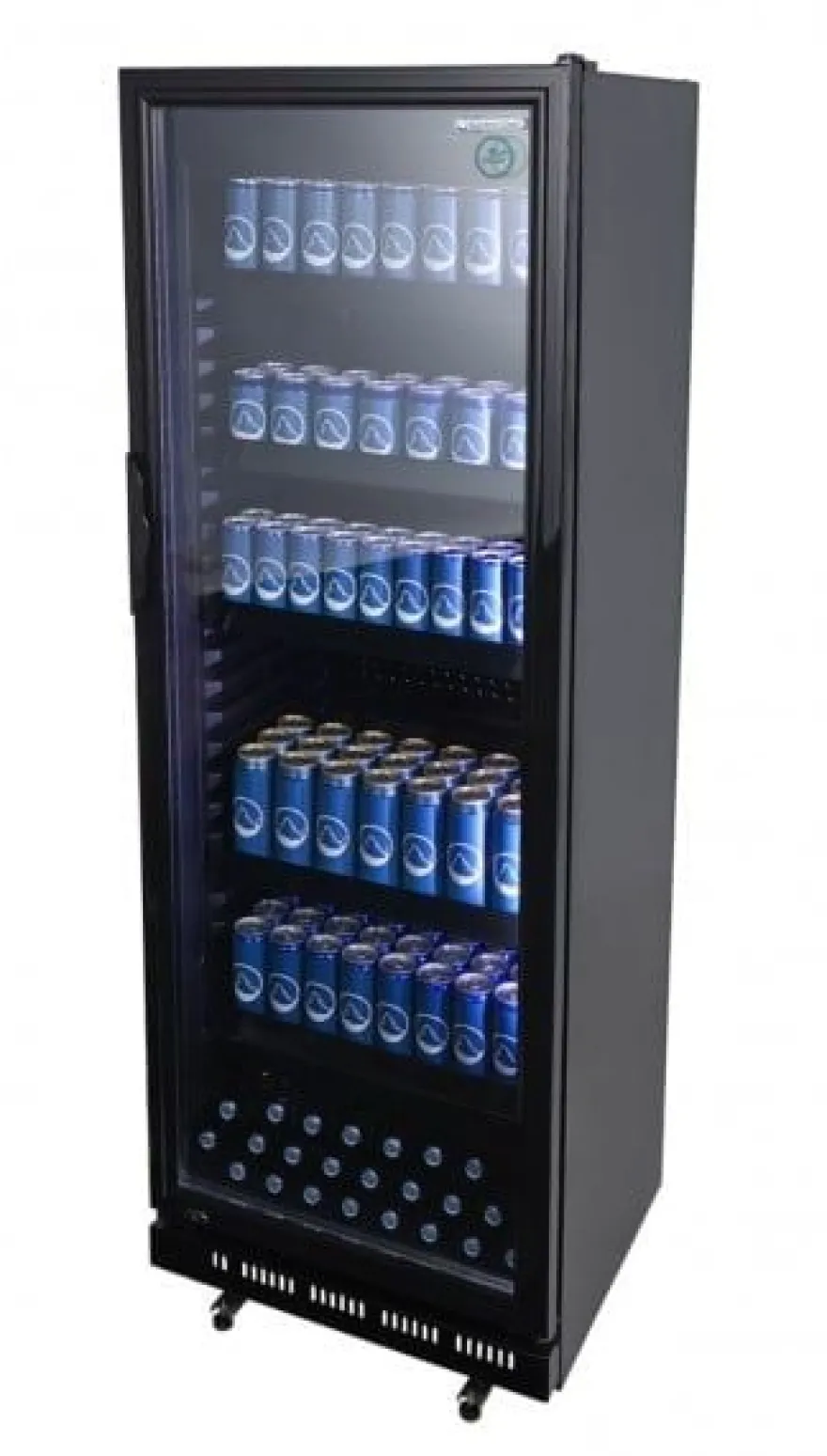 Gastro-Cool GD360 Getränkekühlschrank 360 Liter schwarz/schwarz, LED