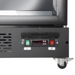 Gastro-Cool GD1050 Getränkekühlschrank 1060 Liter mit 2 Klapptüren, LED Beleuchtung, schwarz