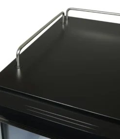 Gastro-Cool GD15 Glastürkühlschrank Theke 25 Liter schwarz/weiß, LED