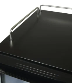 Gastro-Cool GD15 Glastürkühlschrank Theke 25 Liter schwarz/schwarz, LED