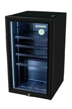 Gastro-Cool KW90 Getränkekühlschrank 88 Liter schwarz/schwarz, LED