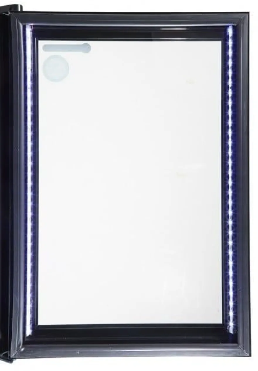 Gastro-Cool KW65 Getränkekühlschrank 62 Liter schwarz/schwarz, LED