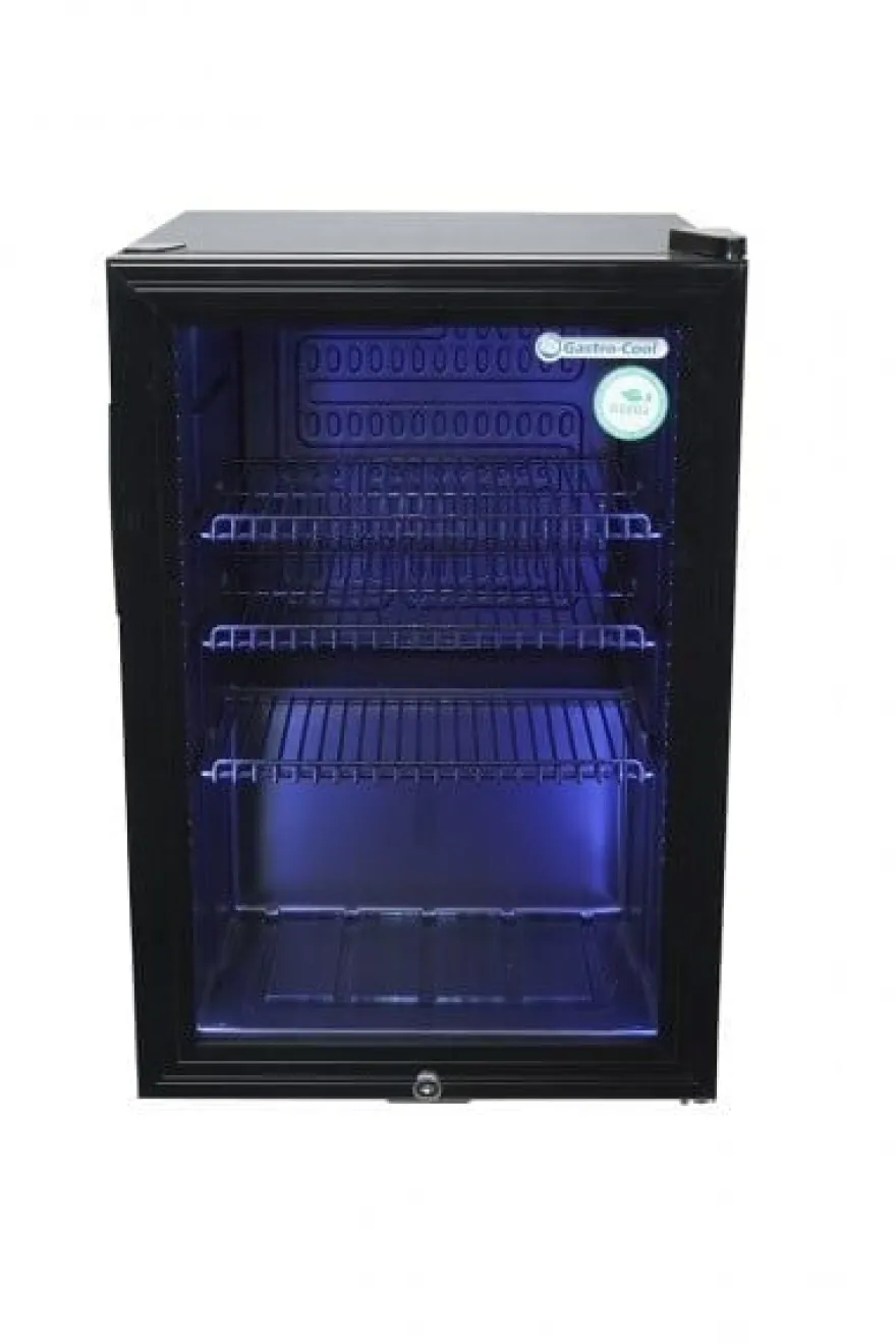 Gastro-Cool KW65 Getränkekühlschrank 62 Liter schwarz/schwarz, LED