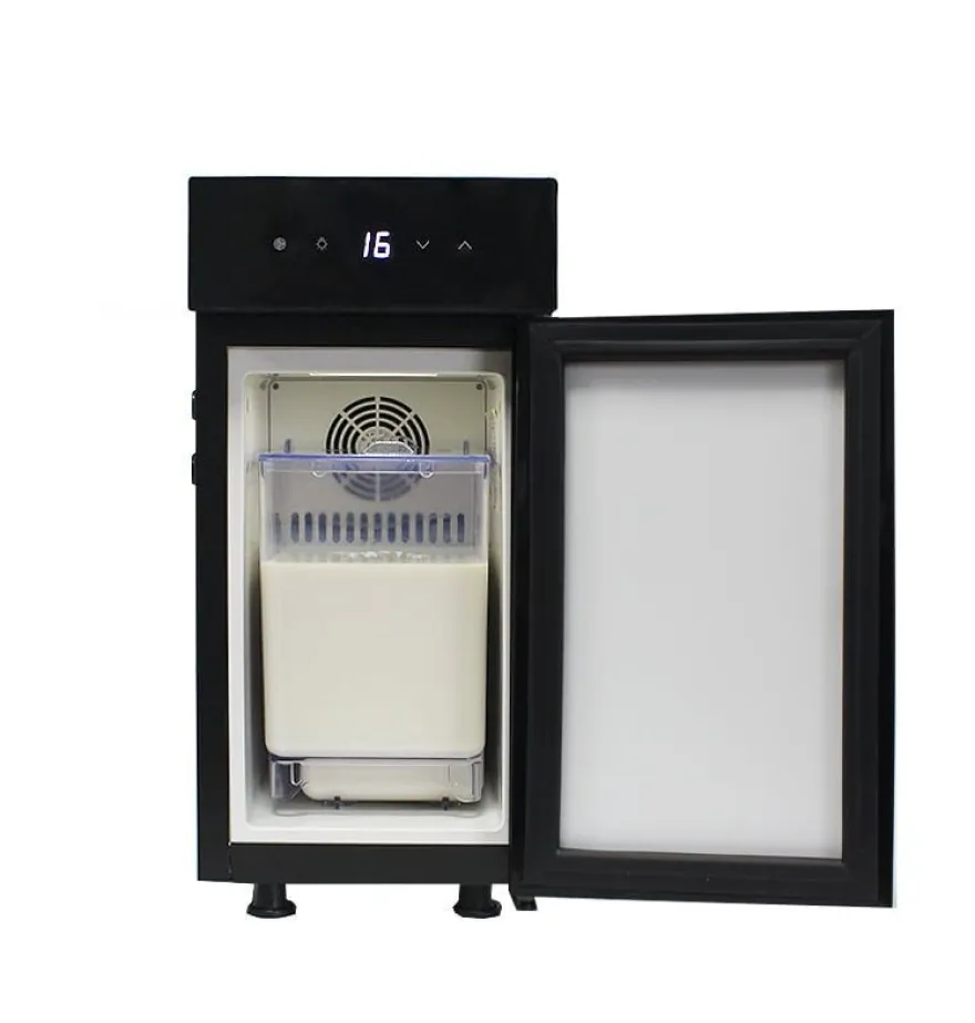 Gastro-Cool MK10GD-D Milchkühlschrank mit Display schwarz