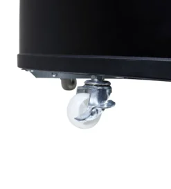 Gastro-Cool PT85 Party-Cooler / Kühltonne 86 Liter mit Glasdeckel schwarz