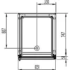 Gastro Kühlschrank Profi 700 GN 2/1 Superior mit Glastür, 610 Liter Kühlraumvolumen, Made in Europe