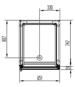 Gastro Kühlschrank Profi 700 GN 2/1 Superior mit Glastür, 610 Liter Kühlraumvolumen, Made in Europe