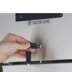 Gastronomie Kühlschrank ECO 700 GN 2/1 Monoblock , 616 Liter Kühlraumvolumen, 3 verstellbare Einlegeböden, Robuste Bauweise, Edelstahl