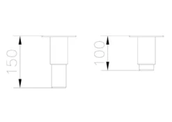 Gastronomie Tiefkühlschrank ECO 1400 GN 2/1 Monoblock, 1350 Liter Kühlraumvolumen, 6 verstellbare Einlegeböden, Robuste Bauweise, Edelstahl
