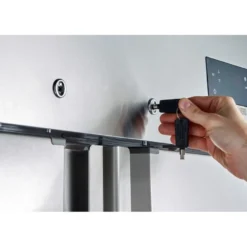 Gastronomie Tiefkühlschrank ECO 1400 GN 2/1 Monoblock, 1350 Liter Kühlraumvolumen, 6 verstellbare Einlegeböden, Robuste Bauweise, Edelstahl