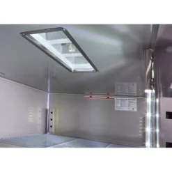 Gastronomie Tiefkühlschrank ECO 1400 GN 2/1 Monoblock, 1350 Liter Kühlraumvolumen, 6 verstellbare Einlegeböden, Robuste Bauweise, Edelstahl