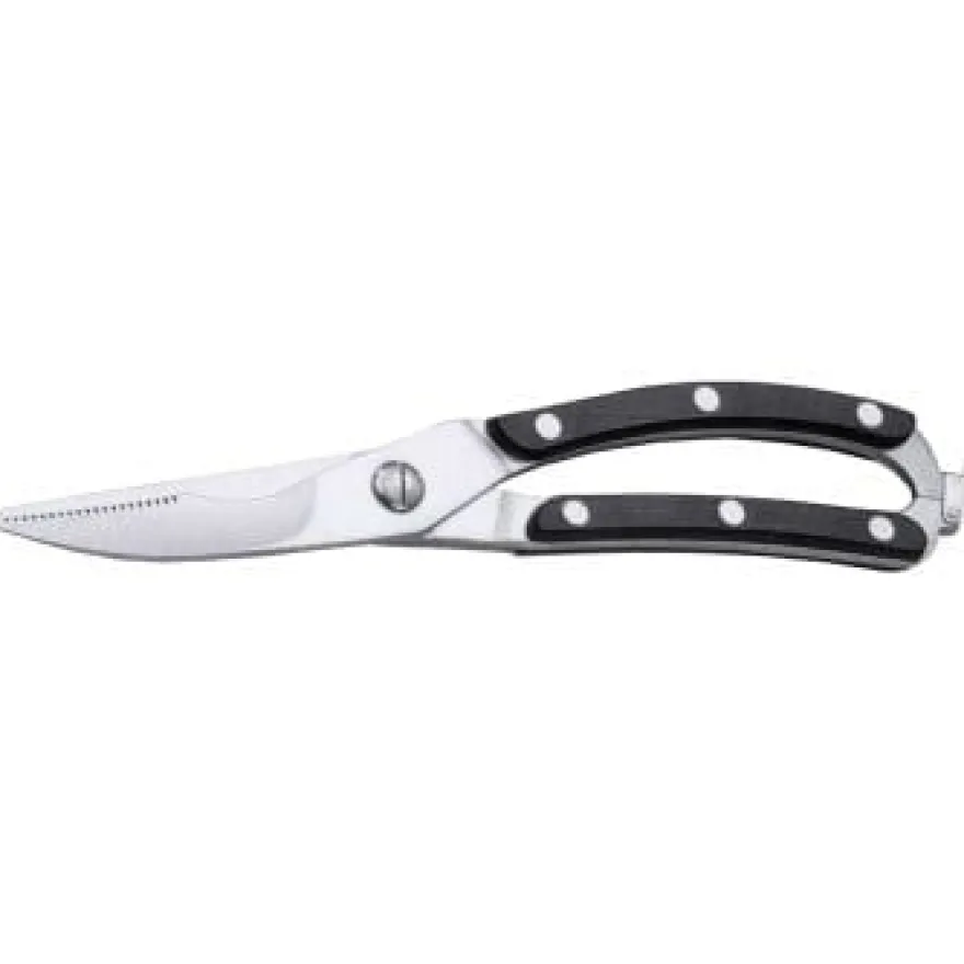 Geflügelschere mit Innenfeder, Länge 25 cm, Klingenlänge 8 cm