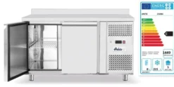 Gefriertisch 2 türig Edelstahl 600W
