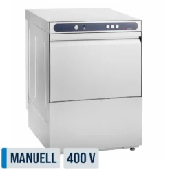 Geschirrspülmaschine ECO 50x50 cm Korbmaß, mit Reiniger- & Klarspüldosierer, mit Ablaufpumpe & Enthärter, Made in Europe, 400 Volt