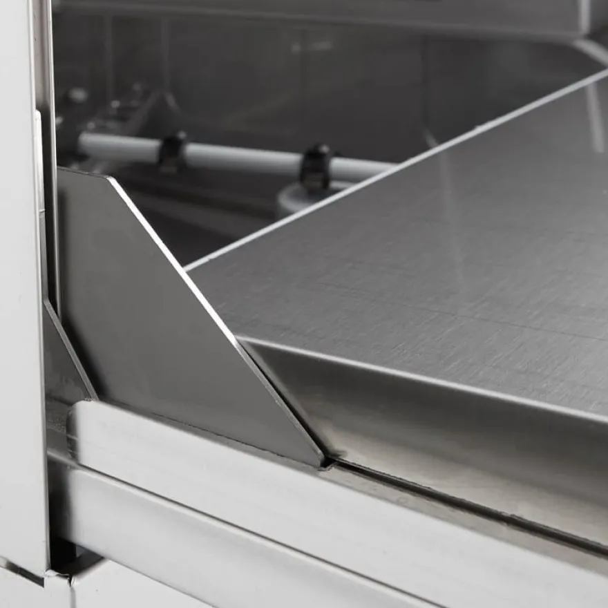 Geschirrspülmaschine ECO 50x50 cm Korbmaß, mit Reiniger- & Klarspüldosierer, mit Ablaufpumpe & Enthärter, Made in Europe, 400 Volt