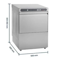 Geschirrspülmaschine ECO 50x50 cm Korbmaß, mit Reiniger- & Klarspüldosierer, mit Ablaufpumpe & Enthärter, Made in Europe, 230 Volt