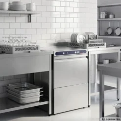 Geschirrspülmaschine ECO 50x50 cm Korbmaß, mit Reiniger- & Klarspüldosierer, mit Ablaufpumpe & Enthärter, Made in Europe, 230 Volt