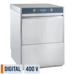 Geschirrspülmaschine HYPRO Digital 54 SLE 50x50 cm Korbmaß, mit Reiniger- & Klarspüldosierer, mit Ablaufpumpe & Enthärter,Drucksteigerungspumpe Made in Europe, 400 Volt