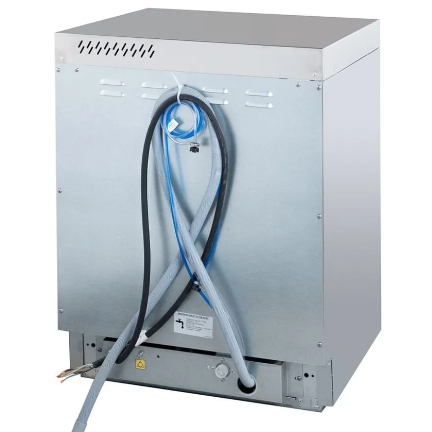 Geschirrspülmaschine HYPRO Digital 50 SLE 50x50 cm Korbmaß, mit Reiniger- & Klarspüldosierer, mit Ablaufpumpe & Enthärter,Drucksteigerungspumpe Made in Europe, 230 Volt