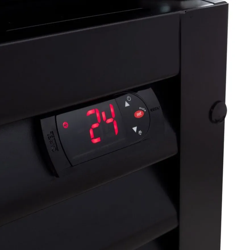 Getränkekühlschrank ECO 1000 mit Klapptüren und Leuchtaufsatz