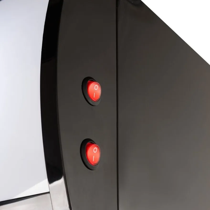 Getränkekühlschrank ECO 1000 mit Klapptüren und Leuchtaufsatz