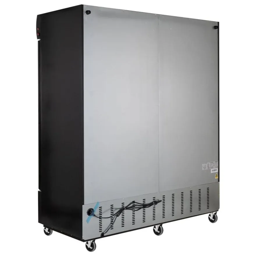 Getränkekühlschrank ECO 1500 mit Klapptüren und Leuchtaufsatz