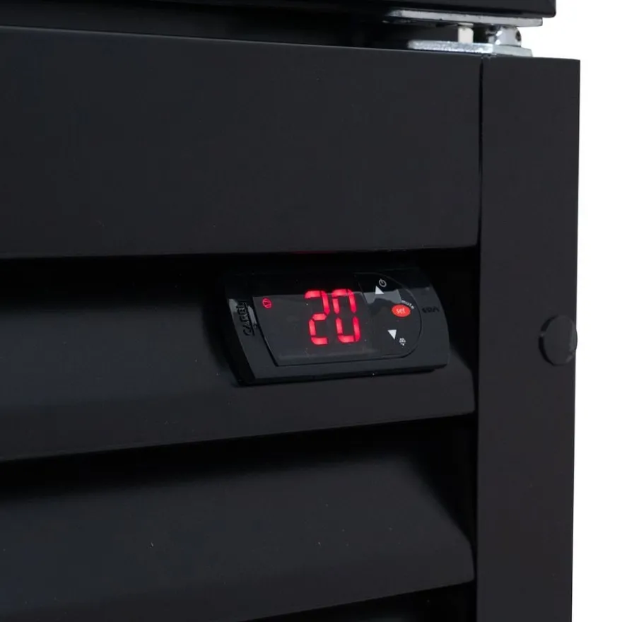Getränkekühlschrank ECO 1500 mit Klapptüren und Leuchtaufsatz