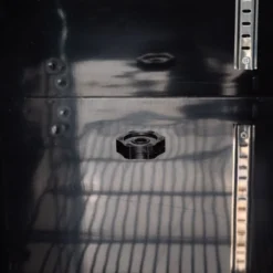 Getränkekühlschrank ECO 630 mit Leuchtaufsatz und Schiebetüren