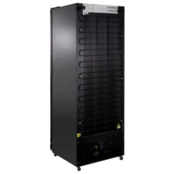 Getränkekühlschrank GKSE360, 360 Liter Kühlraumvolumen, 5 verstellbare Einlegeböden, Innenbeleuchtung, Abschließbar, Schwarz