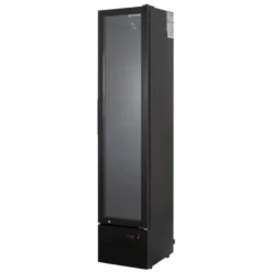 Getränkekühlschrank GKS-160 Slim, 160 Liter Kühlraumvolumen, Innenbeleuchtung, schwarz
