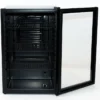 Getränkekühlschrank mit Glastür – 115 L – schwarz