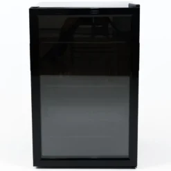 Getränkekühlschrank mit Glastür – 115 L – schwarz