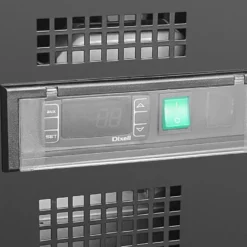 Getränkekühlschrank Polar 490 schwarz - mit 2 Schiebetüren