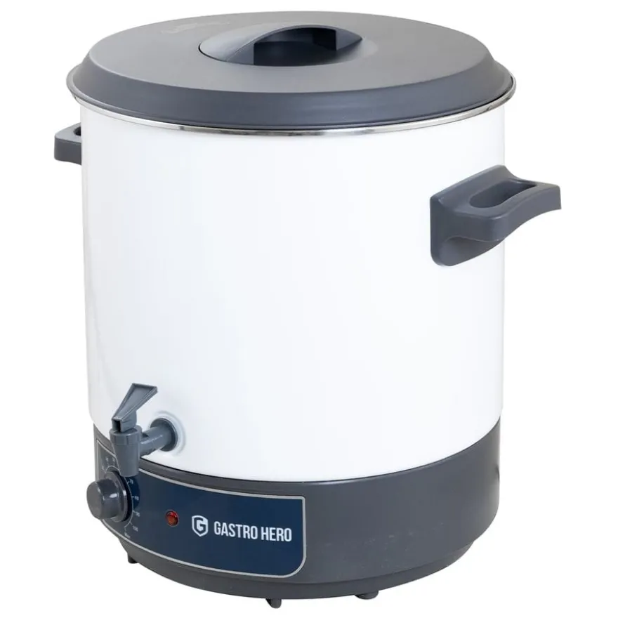 Glühweintopf / Einkochtopf ECO 23 Liter, 1800 W, mit Zapfhahn