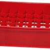 Gläserkasten 50 Fächer, rot, für 0,2L Gläser