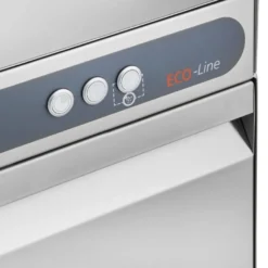 Gläserspülmaschine ECO 40x40 cm Korbmaß, mit Reiniger- & Klarspüldosierer, mit Ablaufpumpe & Enthärter, Made in Europe, 230 Volt