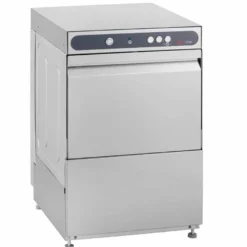 Gläserspülmaschine ECO 40x40 cm Korbmaß, mit Reiniger- & Klarspüldosierer, mit Ablaufpumpe & Enthärter, Made in Europe, 230 Volt