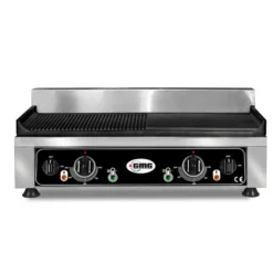 GMG Elektro-Grillplatte GP5530EG 52x24 ½ glatt, ½ gerillt - Tischgerät