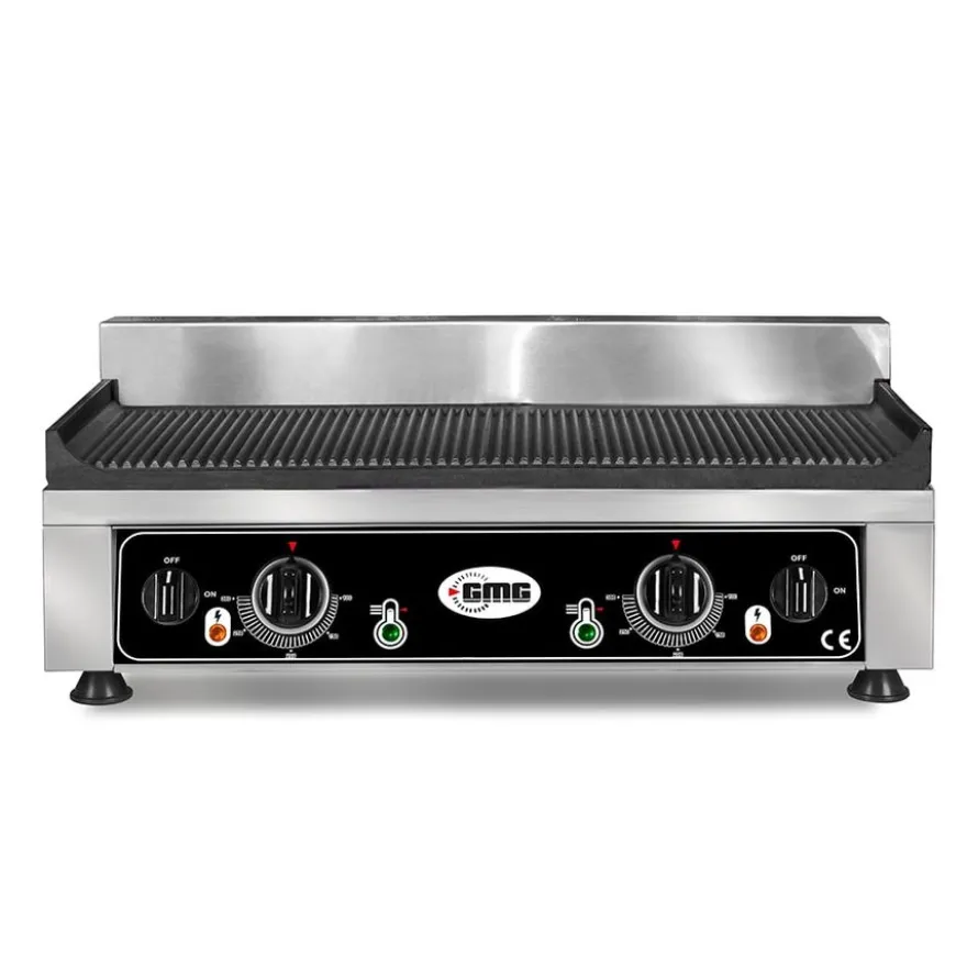 GMG Elektro-Grillplatte GP5530E 52x24 gerillt - Tischgerät