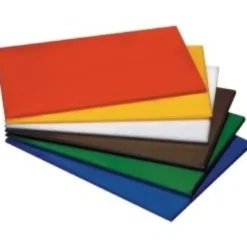 HACCP Schneidbrett, Länge 61 cm, Breite 46 cm, Dicke 2,5 cm, gelb
