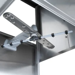 Haubenspülmaschine ECO 54 SLE 50x50 cm Korbmaß, mit Reiniger- & Klarspüldosierer, mit Ablaufpumpe & Enthärter, Made in Europe, 400 Volt