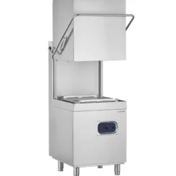 Haubenspülmaschine ECO 50x50 cm Korbmaß, mit Reiniger- & Klarspüldosierer, mit Ablaufpumpe, Made in Europe, 400 V
